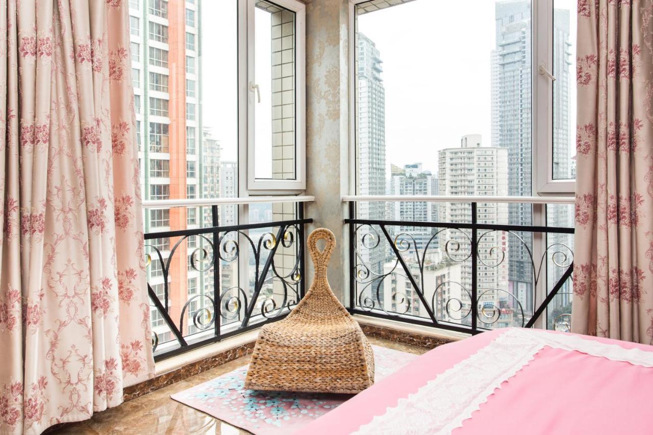 Xiao Yu Residential Apartment Near Jiefangbei And Hongya Cave Çongçing Dış mekan fotoğraf