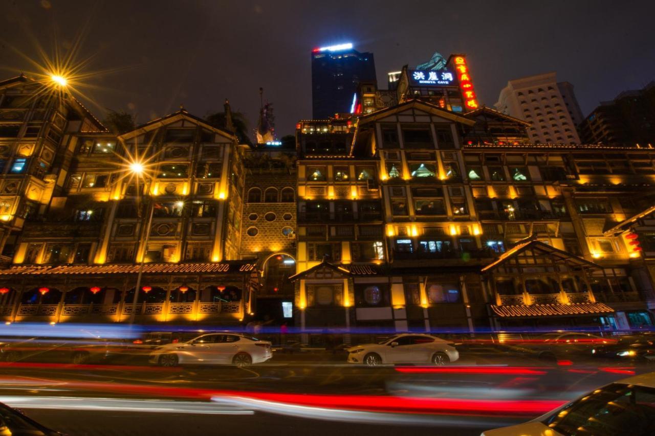Xiao Yu Residential Apartment Near Jiefangbei And Hongya Cave Çongçing Dış mekan fotoğraf